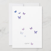 Yoga King Pigeon Einladung (Rückseite)