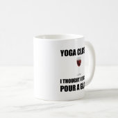 Yoga-Klassen-Glas Kaffeetasse (VorderseiteRechts)