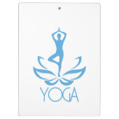 Yoga Klemmbrett (Rückseite)