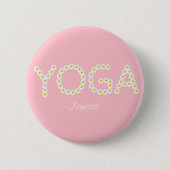 Yoga-Knopf Button (Vorderseite)