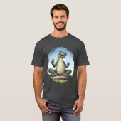 Yoga-Krokodil-T - Shirt (Vorne ganz)