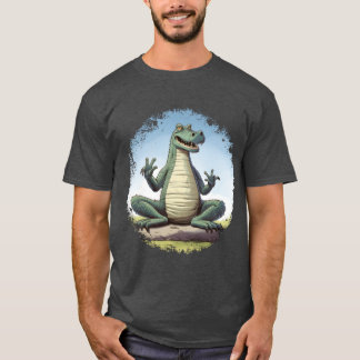 Yoga-Krokodil-T - Shirt