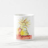 Yoga-Kunst - Dorn-Drehungs-Pose Kaffeetasse (Mittel)