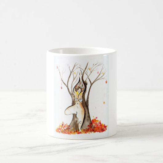 Yoga-Kunst-Tasse - Baum-Pose Kaffeetasse (Mittel)