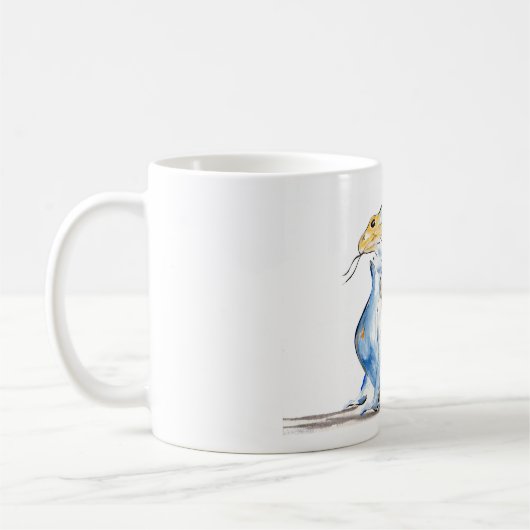 Yoga-Kunst-Tasse - Kobra-Pose Kaffeetasse (Links)