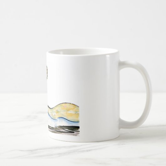 Yoga-Kunst-Tasse - Kobra-Pose Kaffeetasse (Rechts)