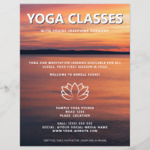 Yoga-Kurse Yoga Studio-Werbeaktion
