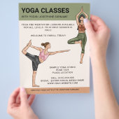 Yoga-KursleiterIn-Medizin-Trainerin Frauen Flyer (Hand)