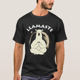 Yoga Lama Llamaste Für Alpaka Liebhaber Yogi Lehr T-Shirt