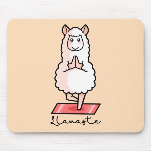 Yoga-Lama - Llamaste Mousepad (Vorne)