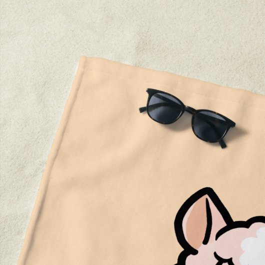 Yoga-Lama - Llamaste Strandtuch (Beispiel)