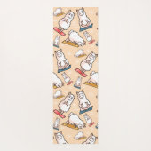 Yoga-Lama-Verrücktheit Yogamatte (Rückseite)