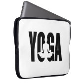 Yoga. Laptopschutzhülle (Vorne Rechts)
