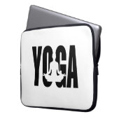 Yoga. Laptopschutzhülle (Vorderseite Links)