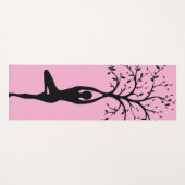 Yoga Lebensbaum Silhouette Matte (Vorderseite (Horizontal))