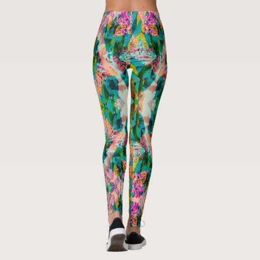 Yoga Leggings Bunt (Rückseite)