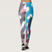 Yoga-Leggings Hoch-Ferse Schuhe Leggings (Rückseite)