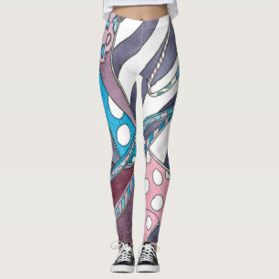 Yoga-Leggings Hoch-Ferse Schuhe Leggings