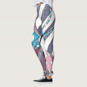 Yoga-Leggings Hoch-Ferse Schuhe Leggings (Links)