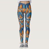 Yoga-Leggings mit einzigartigem Muster Leggings (Vorderseite)