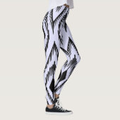 Yoga-Leggings mit einzigartigem Muster Leggings (Rechts)