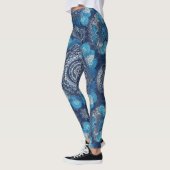 Yoga-Leggings mit einzigartigem Muster Leggings (Links)
