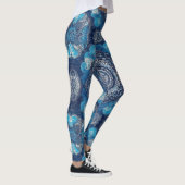 Yoga-Leggings mit einzigartigem Muster Leggings (Rechts)