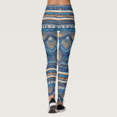 Yoga-Leggings mit einzigartigem Muster Leggings (Rückseite)