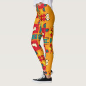 Yoga-Leggings mit einzigartigem Muster Leggings (Links)
