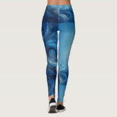 Yoga-Leggings mit einzigartigem Muster Leggings (Rückseite)