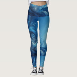 Yoga-Leggings mit einzigartigem Muster Leggings