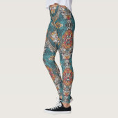 Yoga-Leggings mit einzigartigem Muster Leggings (Links)