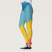 Yoga-Leggings mit einzigartigem Muster Leggings (Links)