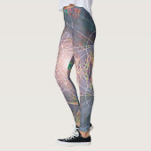Yoga-Leggings mit einzigartigem Muster Leggings (Links)