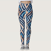 Yoga-Leggings mit einzigartigem Muster Leggings (Vorderseite)