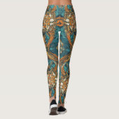 Yoga-Leggings mit einzigartigem Muster Leggings (Rückseite)
