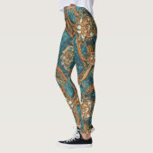 Yoga-Leggings mit einzigartigem Muster Leggings (Links)