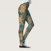 Yoga-Leggings mit einzigartigem Muster Leggings (Rechts)