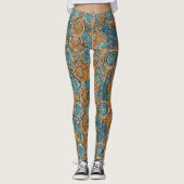 Yoga-Leggings mit einzigartigem Muster Leggings (Vorderseite)