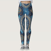 Yoga-Leggings mit einzigartigem Muster Leggings (Vorderseite)