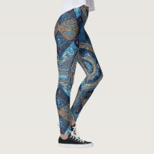 Yoga-Leggings mit einzigartigem Muster