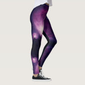 Yoga-Leggings mit lila himmlischem Aktivkleid Leggings (Rechts)