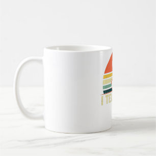 Yoga-Lehrer-Design Vintage-Sonnenuntergang-Lehr-Ge Kaffeetasse