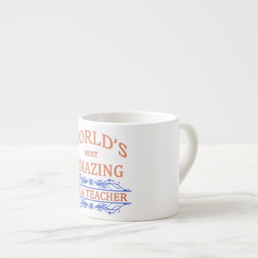 Yoga-Lehrer Espressotasse (Vorderseite Rechts)