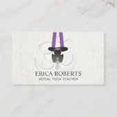 Yoga-Lehrer für Aerialist Visitenkarte (Vorderseite)