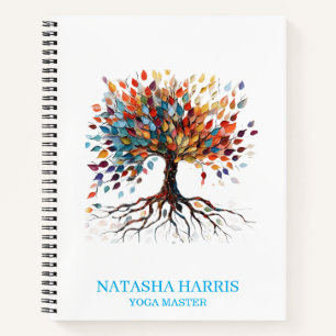 Yoga-Lehrer-Gesundheits-Geschenknotizbuch für Acht Notizblock