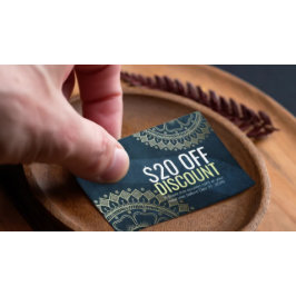 Yoga Lehrer Gold Mandala Rabatt Gutschein