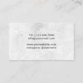 Yoga-Lehrer-Goldbaum-Logo Pilates Visitenkarte (Rückseite)