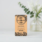 Yoga-Lehrer/Instrukteur - Visitenkarte (Stehend Vorderseite)