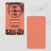 Yoga-Lehrer/Instrukteur - Visitenkarte (Vorne/Hinten)